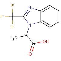 2-[2-(Trifluoromethyl)-1H-1,3-benzodiazol-1-yl]propanoic acid