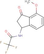 2,2,2-Trifluoro-N-(4-methoxy-3-oxo-2,3-dihydro-1H-inden-1-yl)acetamide