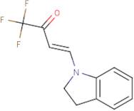 (3E)-4-(2,3-Dihydro-1H-indol-1-yl)-1,1,1-trifluorobut-3-en-2-one