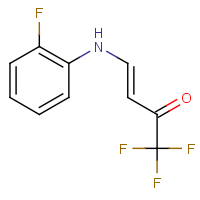 (3E)-1,1,1-Trifluoro-4-[(2-fluorophenyl)amino]but-3-en-2-one