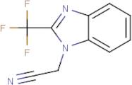 2-[2-(Trifluoromethyl)-1H-1,3-benzodiazol-1-yl]acetonitrile