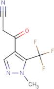 3-[1-Methyl-5-(trifluoromethyl)-1H-pyrazol-4-yl]-3-oxopropanenitrile