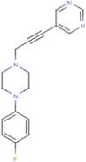 5-{3-[4-(4-Fluorophenyl)piperazin-1-yl]prop-1-yn-1-yl}pyrimidine