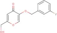 5-[(3-Fluorophenyl)methoxy]-2-(hydroxymethyl)-4H-pyran-4-one