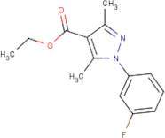 Ethyl 1-(3-fluorophenyl)-3,5-dimethyl-1H-pyrazole-4-carboxylate