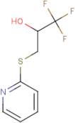 1,1,1-Trifluoro-3-(pyridin-2-ylsulfanyl)propan-2-ol