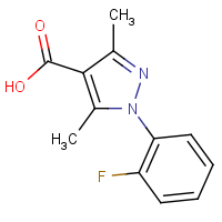 1-(2-Fluorophenyl)-3,5-dimethyl-1H-pyrazole-4-carboxylic acid