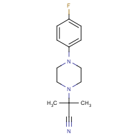 2-[4-(4-Fluorophenyl)piperazin-1-yl]-2-methylpropanenitrile