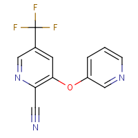 3-(Pyridin-3-yloxy)-5-(trifluoromethyl)pyridine-2-carbonitrile