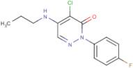 4-Chloro-2-(4-fluorophenyl)-5-(propylamino)-2,3-dihydropyridazin-3-one