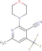 6-Methyl-2-(morpholin-4-yl)-4-(trifluoromethyl)pyridine-3-carbonitrile