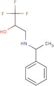 1,1,1-Trifluoro-3-[(1-phenylethyl)amino]propan-2-ol