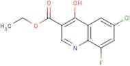 Ethyl 6-chloro-8-fluoro-4-hydroxyquinoline-3-carboxylate