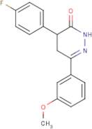 4-(4-Fluorophenyl)-6-(3-methoxyphenyl)-2,3,4,5-tetrahydropyridazin-3-one