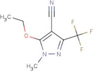 5-Ethoxy-1-methyl-3-(trifluoromethyl)-1H-pyrazole-4-carbonitrile