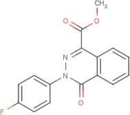Methyl 3-(4-fluorophenyl)-4-oxo-3,4-dihydrophthalazine-1-carboxylate
