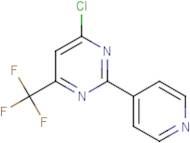 4-Chloro-2-(pyridin-4-yl)-6-(trifluoromethyl)pyrimidine