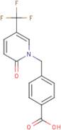 4-{[2-Oxo-5-(trifluoromethyl)-1,2-dihydropyridin-1-yl]methyl}benzoic acid