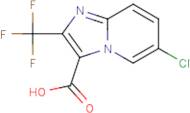 6-Chloro-2-(trifluoromethyl)imidazo[1,2-a]pyridine-3-carboxylic acid