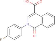 2-(4-Fluorophenyl)-1-oxo-1,2-dihydroisoquinoline-4-carboxylic acid