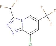 8-Chloro-3-(difluoromethyl)-6-(trifluoromethyl)-[1,2,4]triazolo[4,3-a]pyridine