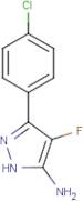 3-(4-Chlorophenyl)-4-fluoro-1H-pyrazol-5-amine