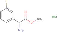 Methyl 2-amino-2-(3-fluorophenyl)acetate hydrochloride