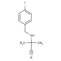 2-{[(4-Fluorophenyl)methyl]amino}-2-methylpropanenitrile