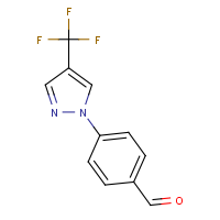 4-[4-(Trifluoromethyl)-1H-pyrazol-1-yl]benzaldehyde