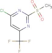4-Chloro-2-(methylsulfonyl)-6-(trifluoromethyl)pyrimidine