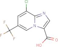 8-Chloro-6-(trifluoromethyl)imidazo[1,2-a]pyridine-3-carboxylic acid