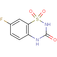 7-Fluoro-2H-benzo[e][1,2,4]thiadiazin-3(4H)-one 1,1-dioxide