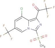 1-(8-Chloro-3-(methylsulfonyl)-6-(trifluoromethyl)imidazo[1,5-a]pyridin-1-yl)-2,2,2-trifluoroeth...