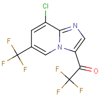 1-(8-Chloro-6-(trifluoromethyl)imidazo[1,2-a]pyridin-3-yl)-2,2,2-trifluoroethanone