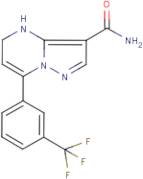 4,5-Dihydro-7-[3-(trifluoromethyl)phenyl]pyrazolo[1,5-a]pyrimidine-3-carboxamide