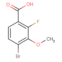 4-Bromo-2-fluoro-3-methoxybenzoic acid