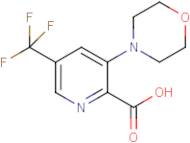 3-(Morpholin-4-yl)-5-(trifluoromethyl)pyridine-2-carboxylic acid