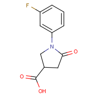 1-(3-Fluorophenyl)-5-oxopyrrolidine-3-carboxylic acid