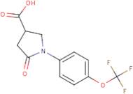 5-Oxo-1-[4-(trifluoromethoxy)phenyl]pyrrolidine-3-carboxylic acid