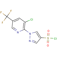 1-[3-Chloro-5-(trifluoromethyl)pyridin-2-yl]-1H-pyrazole-4-sulfonyl chloride