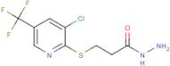 3-{[3-Chloro-5-(trifluoromethyl)pyridin-2-yl]thio}propanohydrazide