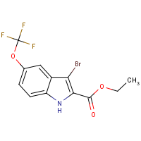 Ethyl 3-bromo-5-(trifluoromethoxy)-1H-indole-2-carboxylate