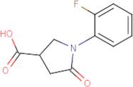 1-(2-Fluorophenyl)-5-oxopyrrolidine-3-carboxylic acid