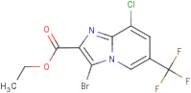 Ethyl 3-bromo-8-chloro-6-(trifluoromethyl)imidazo[1,2-a]pyridine-2-carboxylate