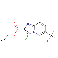 Ethyl 3,8-dichloro-6-(trifluoromethyl)imidazo[1,2-a]pyridine-2-carboxylate