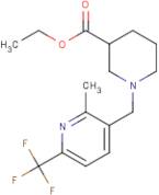 Ethyl 1-{[2-methyl-6-(trifluoromethyl)pyridin-3-yl]methyl}piperidine-3-carboxylate