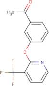 1-(3-{[3-(Trifluoromethyl)pyridin-2-yl]oxy}phenyl)ethanone