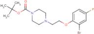 tert-Butyl 4-[2-(2-bromo-4-fluorophenoxy)ethyl]piperazine-1-carboxylate