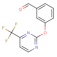 3-{[4-(Trifluoromethyl)pyrimidin-2-yl]oxy}benzaldehyde