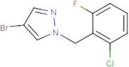 4-Bromo-1-(2-chloro-6-fluorobenzyl)-1H-pyrazole